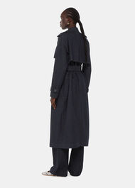 Cara Denim Trench Coat